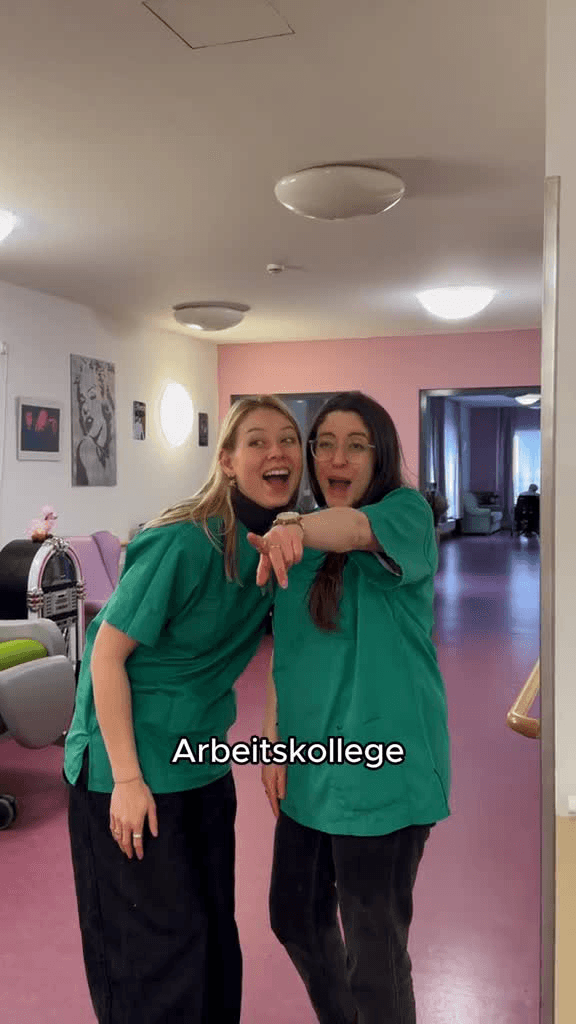 Alloheim Pflege-Team im TikTok-Feed